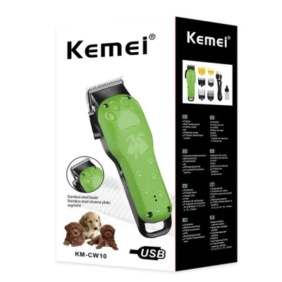 Masina de tuns animale cu acumulator Kemei KM CW10 reincarcabila prin USB
