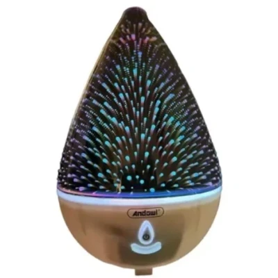 Umidificator cu LED Andowl Q X102 pentru aromaterapie de 135 ml