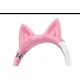 Casti bluetooth cu urechi de pisica si lanterna Andowl Q EM85