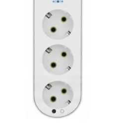 Prelungitor cu 3 prize USB intrerupator si protectie la supratensiune 2 m Andowl Q PX360