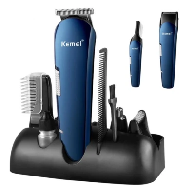 Masina de tuns reincarcabila Kemei KM 550 model 8 in 1 FULL CARE