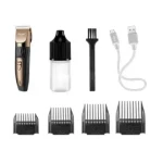 Masina de tuns reincarcabila Kemei KM 1255 cu accesorii