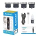 Masina de tuns parul KM 432 cu incarcare USB si accesorii
