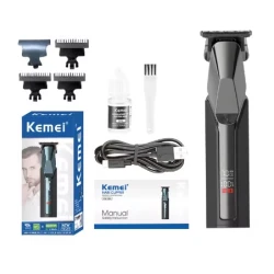 Masina de tuns KEMEI KM 282 cu display digital si incarcare USB