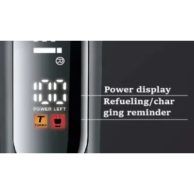 Masina de tuns Kemei KM 1132 cu afisaj digital si accesorii