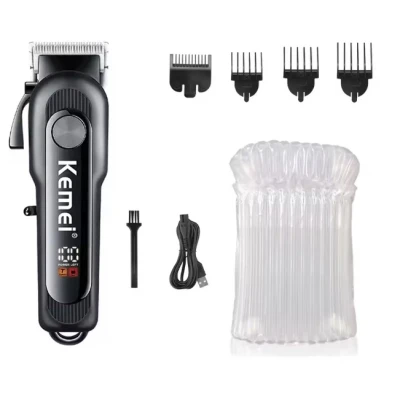 Masina de tuns Kemei KM 1132 cu afisaj digital si accesorii