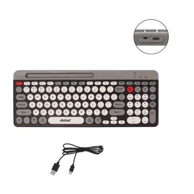 Tastatura wireless QK8066 Bluetooth cu suport tableta/telefon