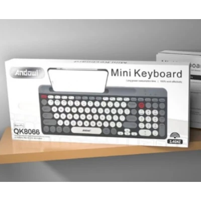 Tastatura wireless QK8066 Bluetooth cu suport tableta/telefon
