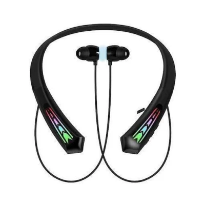 Casti audio Bluetooth sport Q EF19 LED RGB stereo fitness alergare