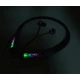 Casti audio Bluetooth sport Q EF19 LED RGB stereo fitness alergare