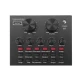 Placa de sunet multifunctionala Q MIC1 bluetooth mixer microfoane 6 Sound Modes +12 Sound Effects Live