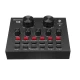Placa de sunet multifunctionala Q MIC1 bluetooth mixer microfoane 6 Sound Modes +12 Sound Effects Live