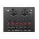 Placa de sunet multifunctionala Q MIC1 bluetooth mixer microfoane 6 Sound Modes +12 Sound Effects Live