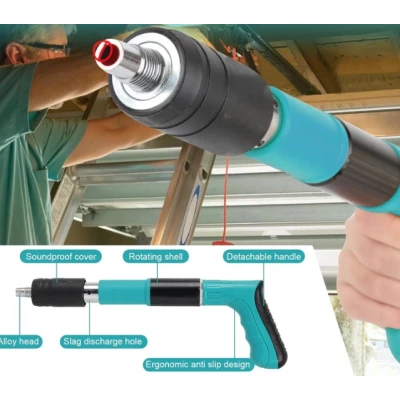 Set Pistol de batut cuie manual mini pentru beton si tavan