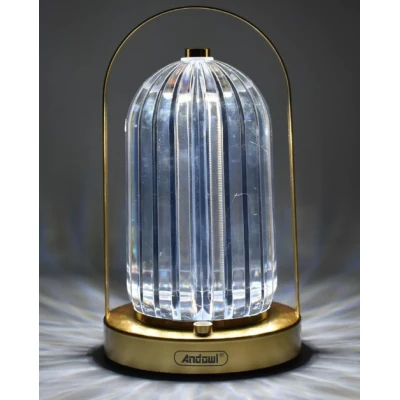 Lampa Decorativa LED 3 Moduri de Iluminare Control Tactil Reincarcabila USB Q LED33