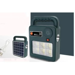 Lanterna cu incarcare solara boxa portabila cu port de iesire USB KOLIS038