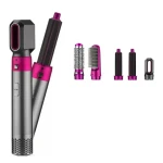 Uscator de par Aorlis 5 in 1 cu perie pentru volum netezire si ondulare a parului AO 49939