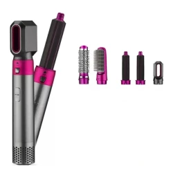 Uscator de par Aorlis 5 in 1 cu perie pentru volum netezire si ondulare a parului AO 49939