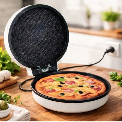 Aparat pentru preparat Pizza 1600W diametru 30 cm alb