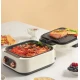Multicooker 3 In 1 Hot Pot Grill putere 1600W Alb