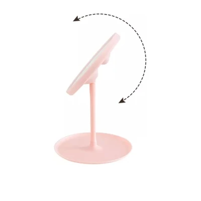 Oglinda cosmetica pentru machiaj D023 rotire 90 grade cu iluminare LED
