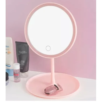 Oglinda cosmetica pentru machiaj D023 rotire 90 grade cu iluminare LED
