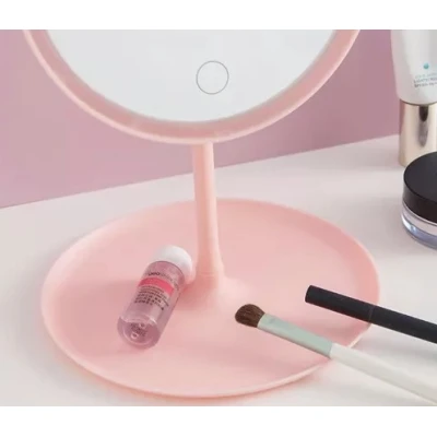 Oglinda cosmetica pentru machiaj D023 rotire 90 grade cu iluminare LED