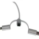 Cablu HDMI 4K HDR 2m la USB A Micro USB Lightning Tip C Andowl QY A8