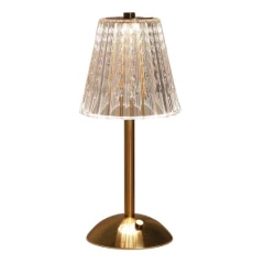 Lampa de birou LED integrat atingere dimabila auriu 1800mAh Q LED102