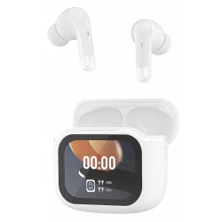 Casti wireless Bluetooth AI4 cu display LED si carcasa de incarcare inteligenta