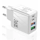 Adaptor Alimentare ALB 2 USB + 2 USB C 36W Incarcator Rapid si Cablu Iphone