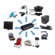 Adaptor priza Auto cu Bricheta 240V-12V/10A 120W Negru