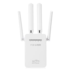 Amplificator Alb U7AC1200RE  de semnal 4 antene wireless