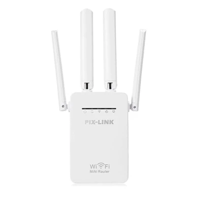 Amplificator Alb U7AC1200RE de semnal 4 antene wireless AX