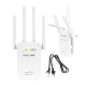 Amplificator Alb U7AC1200RE de semnal 4 antene wireless AX