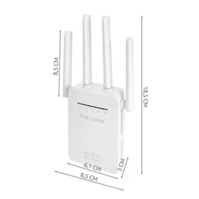 Amplificator Alb U7AC1200RE de semnal 4 antene wireless AX