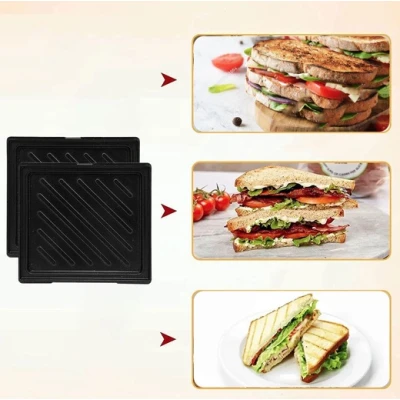 Aparat electric de facut Sandwich AH-0279 Alb