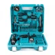 Autofiletanta cu Percutie (Bormasina) 24V Trusa 30 Accesorii 2 Acumulatori