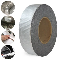 Banda ACOPERIS 100mm x 5M butilica adeziva hidroizolanta bituminoasa durabila Rezistenta la Apa 