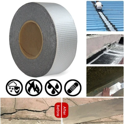 Banda ACOPERIS 50mm x 5M butilica adeziva hidroizolanta bituminoasa durabila Rezistenta la Apa JK