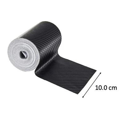 Banda Adeziva Carbon 10 cm x 5 metri pentru Protectie si Tuning Auto LY
