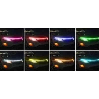 Banda decorativa LED Q D304 RGB pentru masina lungime 1,8m 12V cu aplicatie