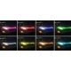Banda decorativa LED Q D304 RGB pentru masina lungime 1,8m 12V cu aplicatie