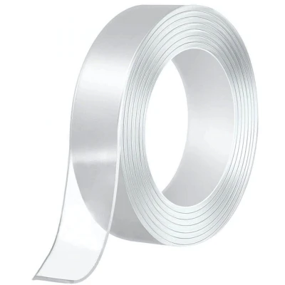 Banda Ivy Grip 5M din SILICON transparent dublu adeziva incolora
