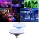 Bec LED Muzical cu Telecomanda Circular 18W
