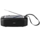 Boxa Portabila S18 Neagra Bluetooth USB Radio Lanterna cu incarcare solara