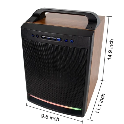 Boxa wireless patrata ZQS8170 de 8 inch cu microfon