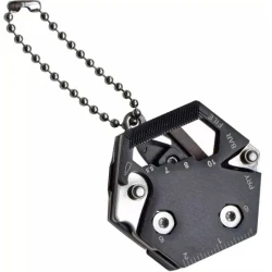 Breloc Hexagon multifunctional cu 7 functii