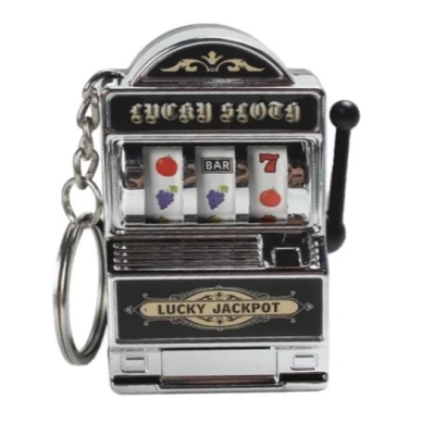 Breloc JackPot interactiv cu maneta Functionala 6 x 4 cm