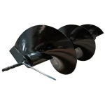 Burghiu pamant 250-800 mm Negru 
